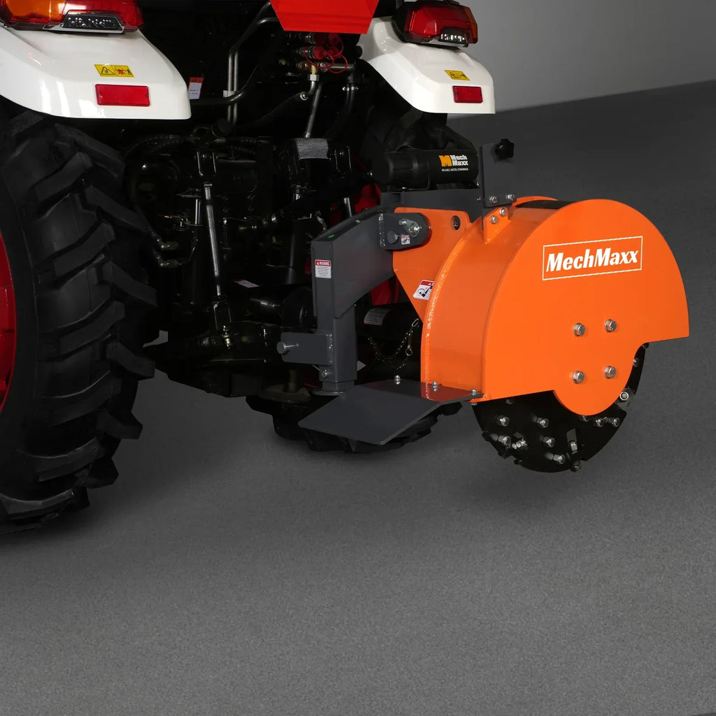 3-Point PTO Stump Grinder with 34 Carbide Teeth (PTO Shaft Included with Slip Clutch),  for 15-45HP Tractor,  SG24