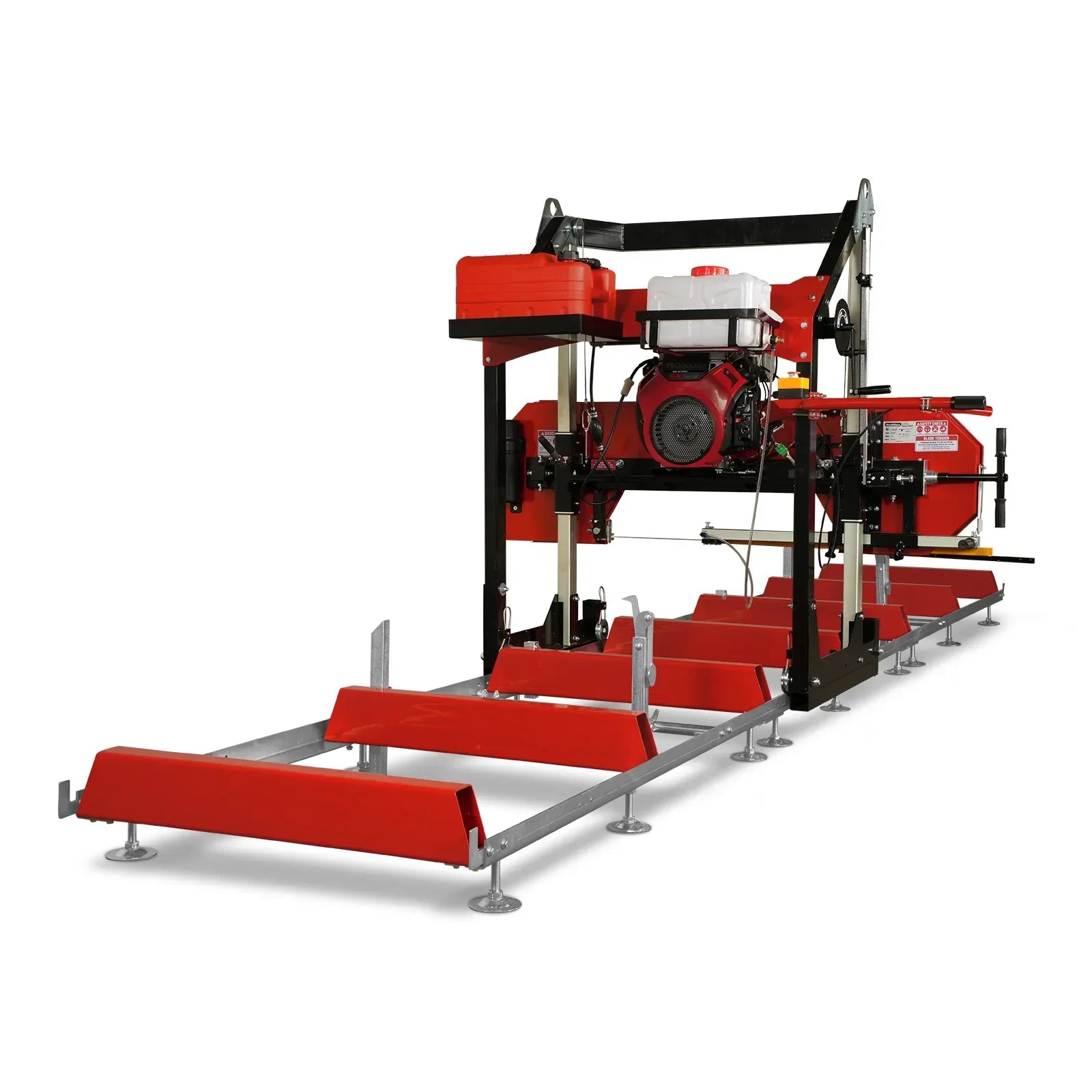 36" MAX Portable Sawmill,  25HP 688cc HONDA GX690 V-Twin Engine,  35" Board Width,  20' Track Length,  (10 Blades Included) SM36HMAX