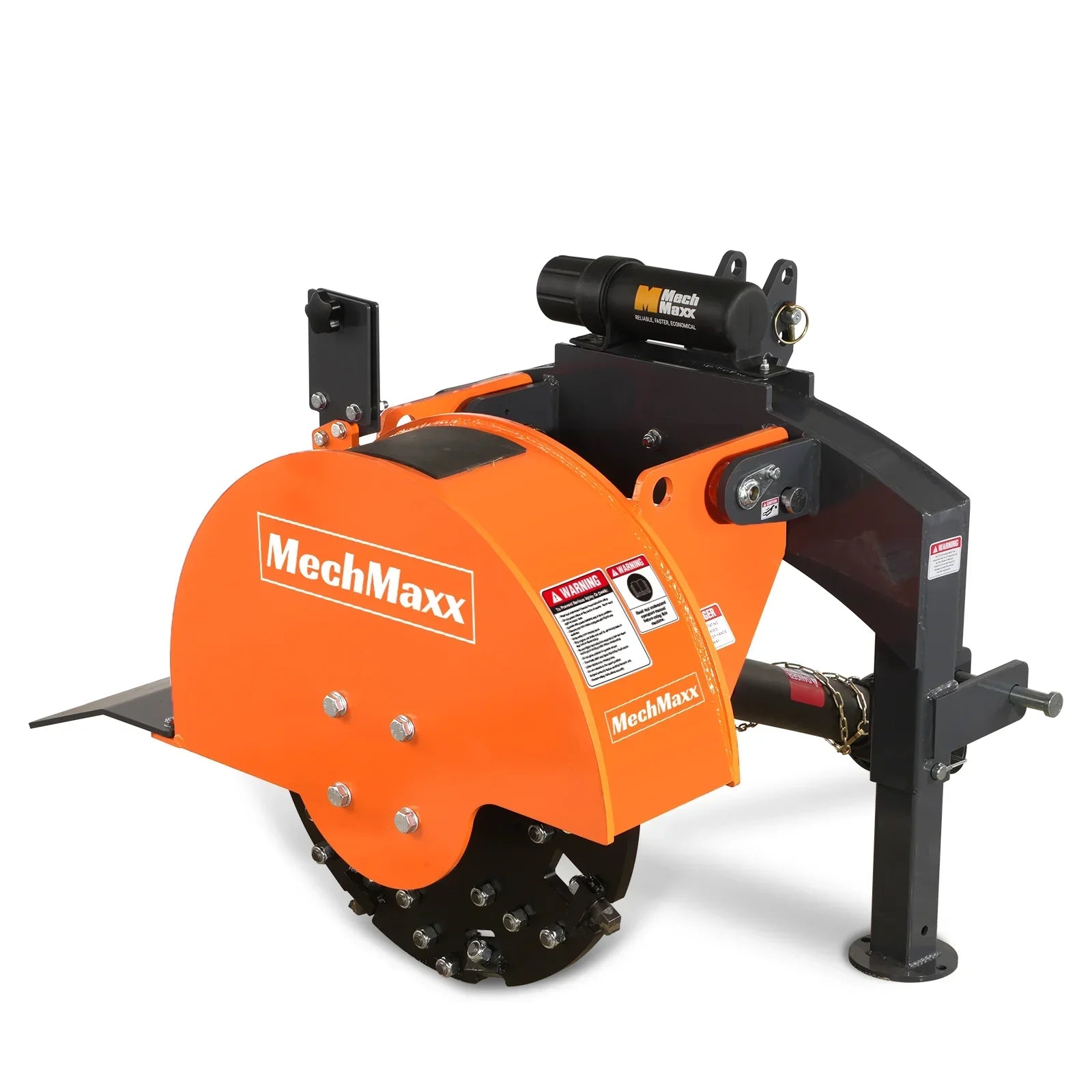 3-Point PTO Stump Grinder with 34 Carbide Teeth (PTO Shaft Included with Slip Clutch),  for 15-45HP Tractor,  SG24