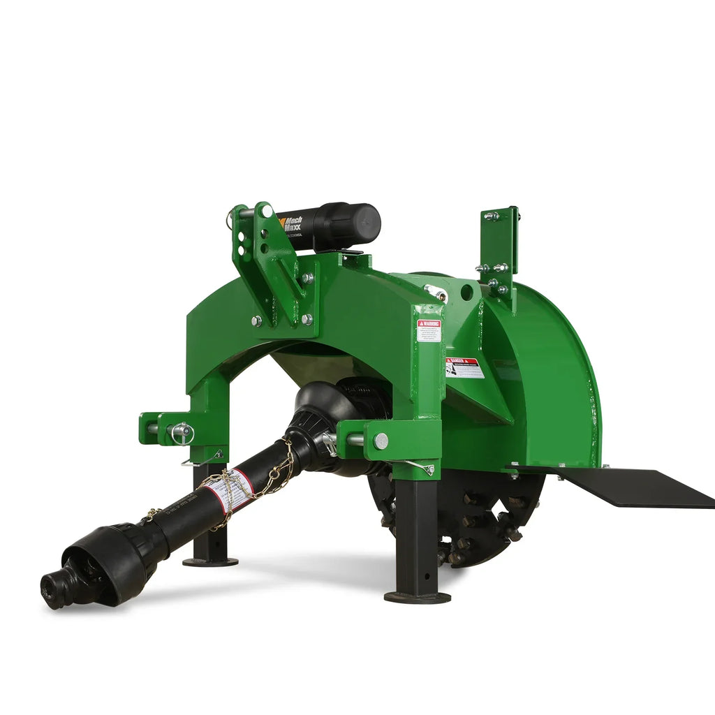 3-Point PTO Stump Grinder with 34 Carbide Teeth (PTO Shaft Included with Slip Clutch),  for 15-45HP Tractor,  SG24